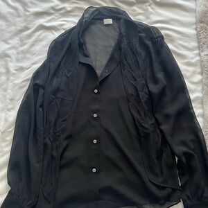 Wilfred Black Sheer Shirt